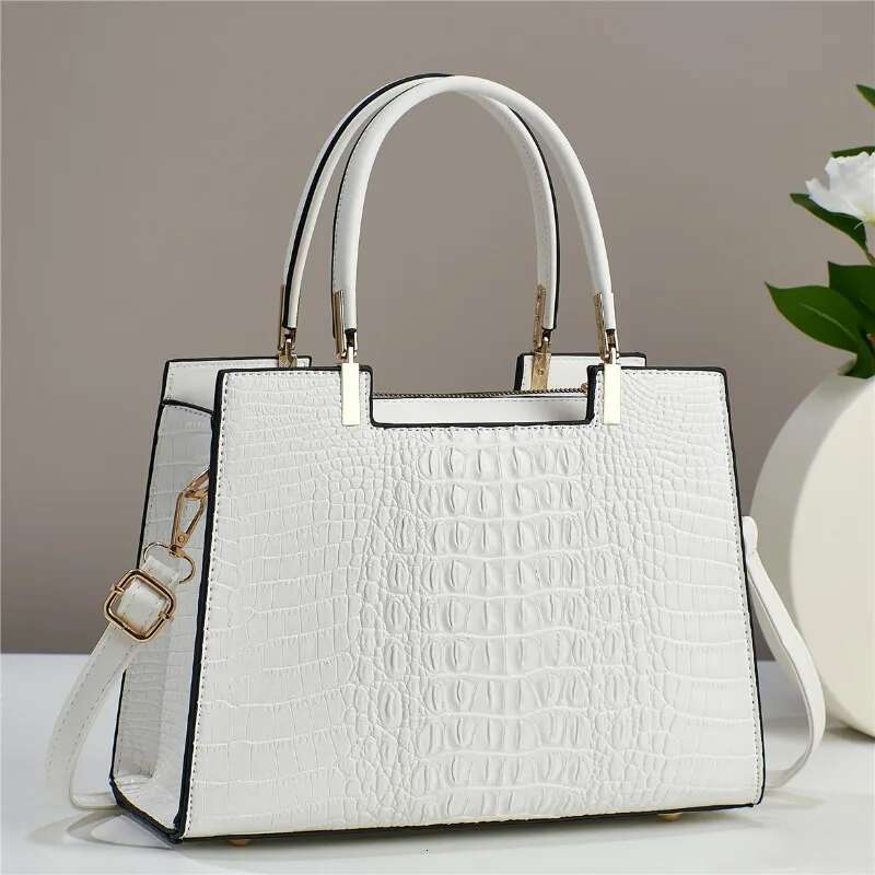Brand Shoulder Bag High Quality Crocodile Patterned Crossbody Bags For Women Handbag Ladies Casual Tote Sac