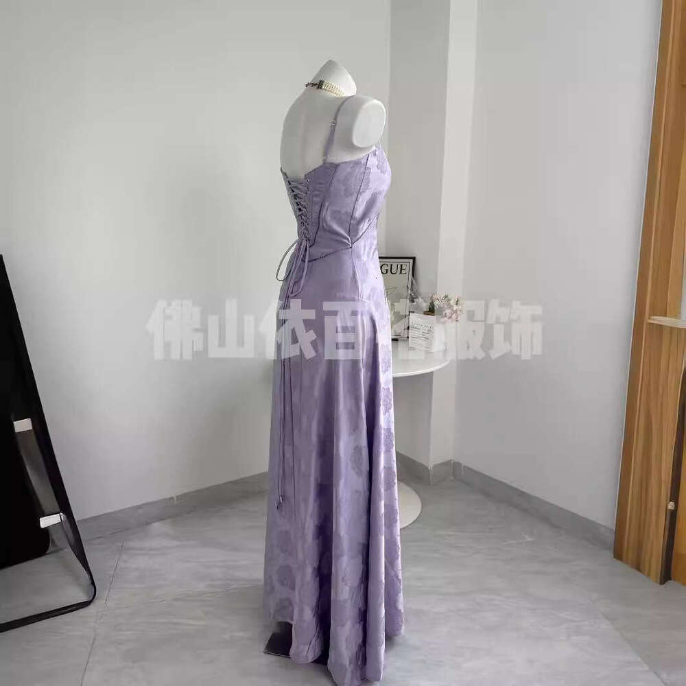 White Dress Maxi Dress New Embroidered Flower Long Skirt With High-End Feel, Children's Fishbone Heavy Industry Camisole Skirt, Slimming Dress KQ