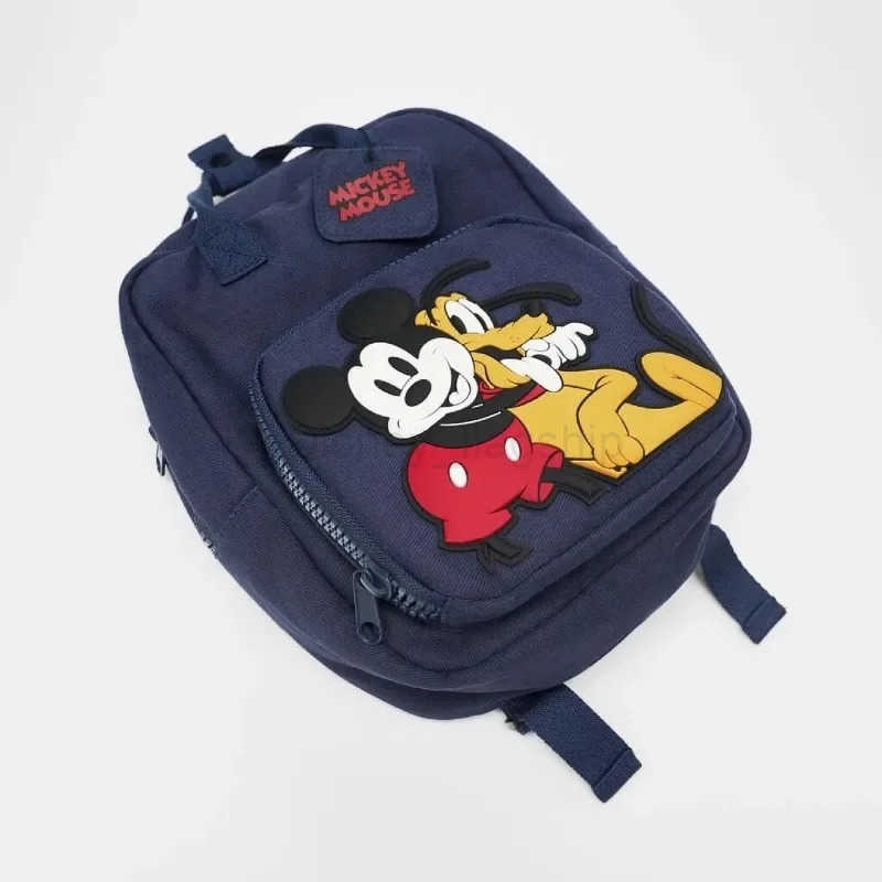 Disney Cartoon Mickey Backpack Fashion Baby Boys Girls Toddler Schoolbag Childrens Bag Kids Double Shoulder Bag 2-6 Year OldXJ250515