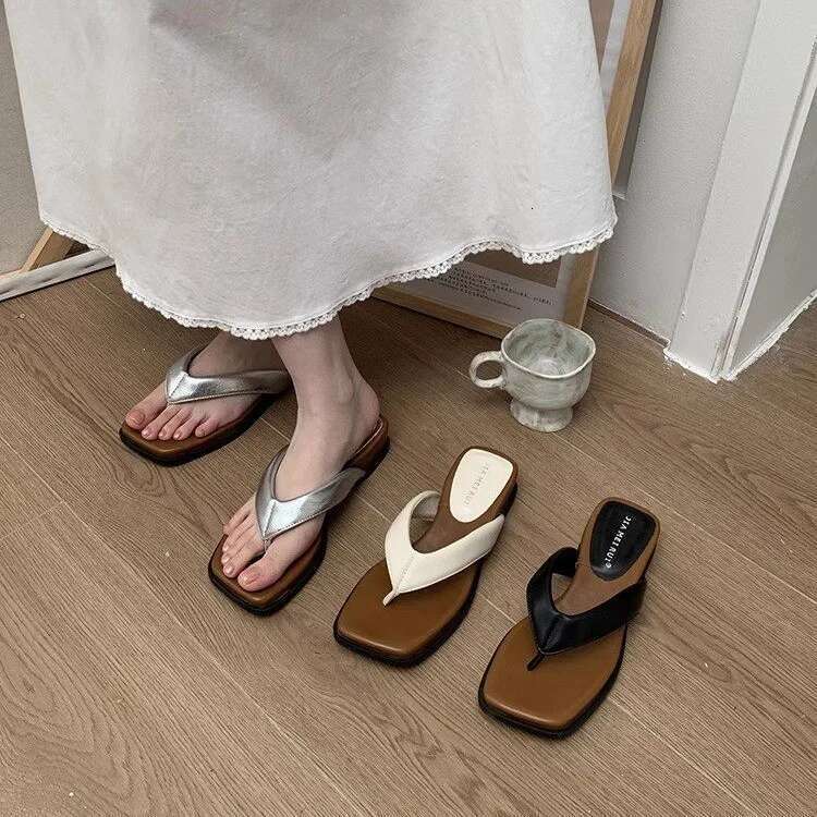 Square Peep Toe Heterotypic Heel Buckle Strap Women's Shoes for Women 2025 New Summer Novelty Mature Daily Sandals