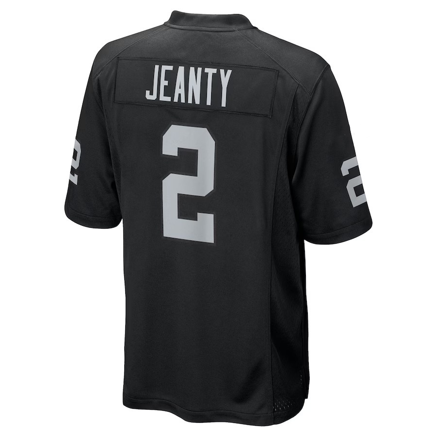 Ashton Jeanty 2 Jersey Football Jerseys 2025 Draft Team Black White Color Stitched Men's Size S-XXXL