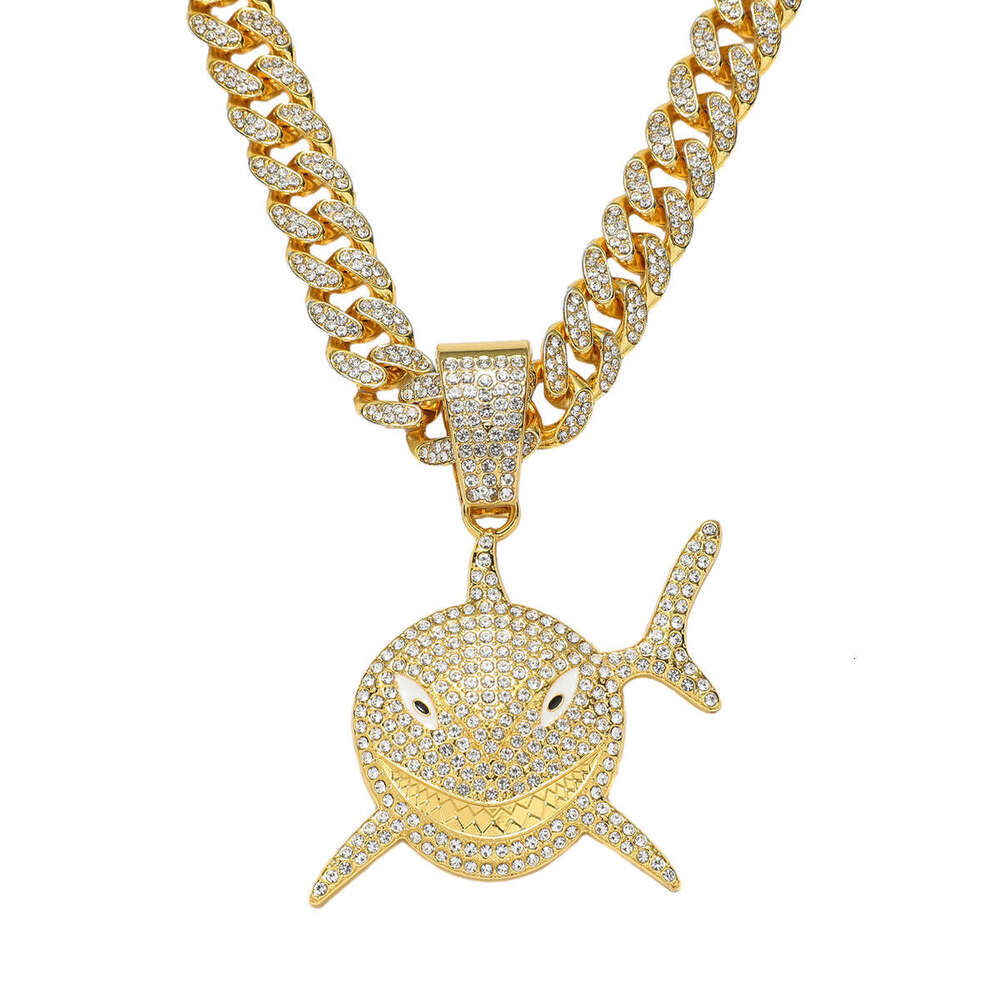 New Personalized Style Hip Hop Creative Shark Pendant Necklace