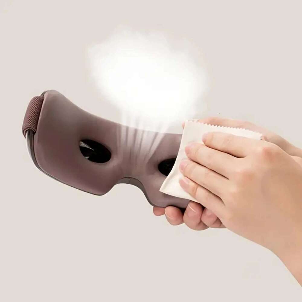 Skin-Friendly POKUJ Multifunctional Massager with Thermal Bandana and Capsule Massage for Ultimate Home Eye Care - Visualize