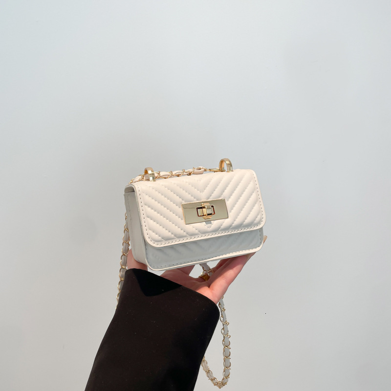 Ling Grid Chain Women's Spring Summer 2025 New Style Fashionable And Highend Ins Luxury Bag New Free Delivery Designer Bag Crossbody Versatile Mi