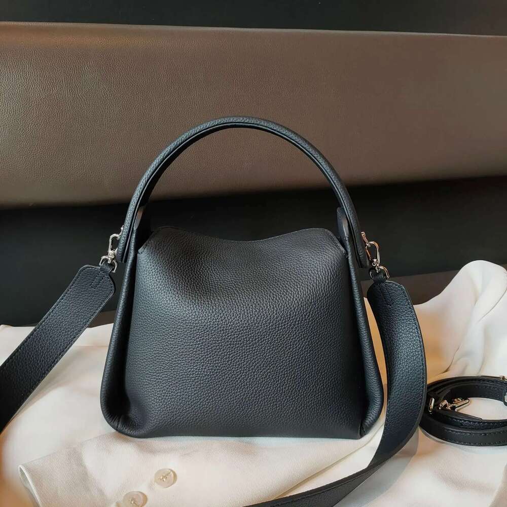 Genuine women's with large capacity and unique cigarette box design Made of soft leather one shoulder crossbody bag