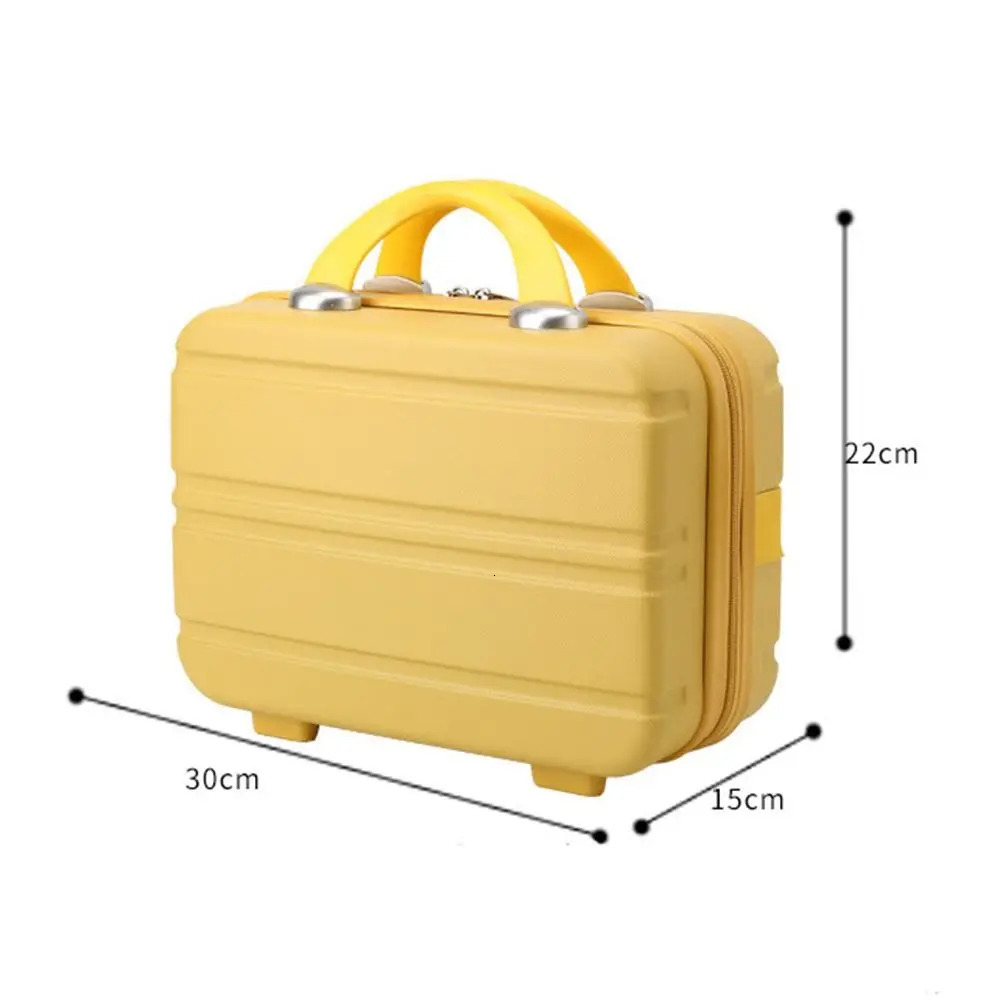 14 inch Mini Travel Suitcase Cosmetic Box Hand Luggage Organizer Case Small Boarding Case 250514