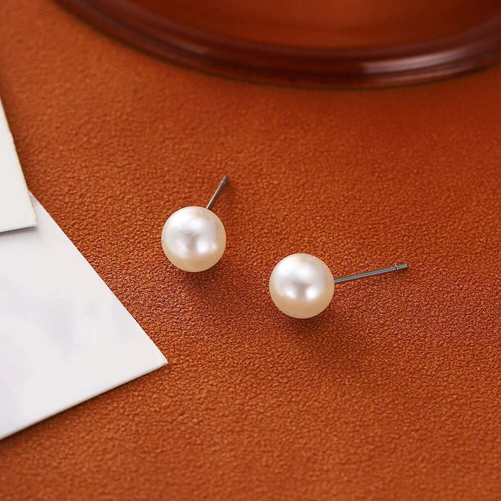 5Pcs/Set Women's Personalized, Simple, Gorgeous Faux Pearl Bracelets And Necklaces, Elegant Beaded Earrings Chic Jewelry Set For