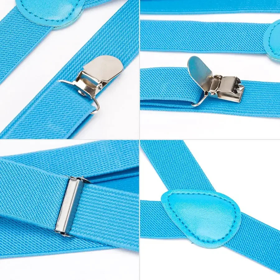 26 Color Unisex Elastic Suspenders Y-Back Braces Men Gift Gentleman Adjustable Straps for Wedding Suit Party Daily Accessory 250515