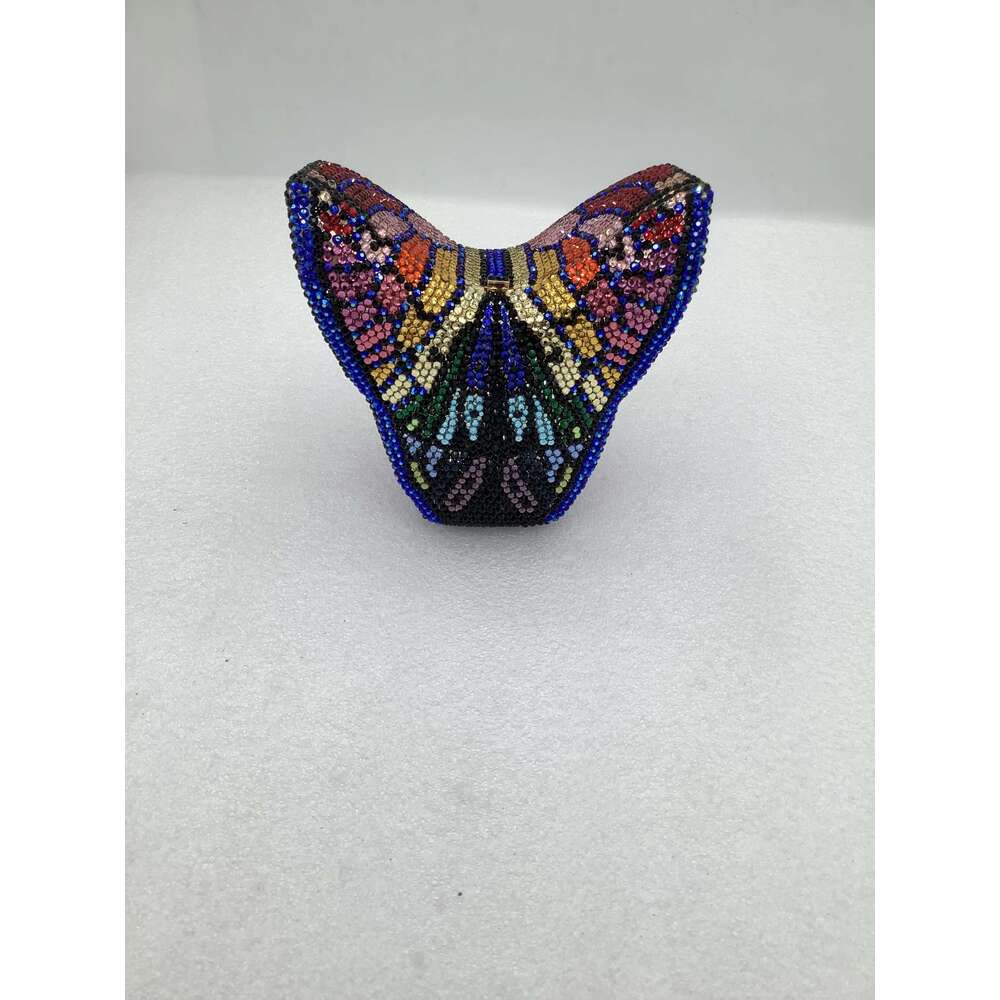 Lady Butterfly Rhinestones Clutch Purse Wedding Party Dinner Purses Dia Day Clutches Stone Women Gems Evening Bags