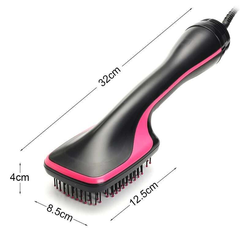 2-in-1 Multifunctional Dryer and Styler Hair Styling Negative Ion Curler Brush for Home,and Salonh