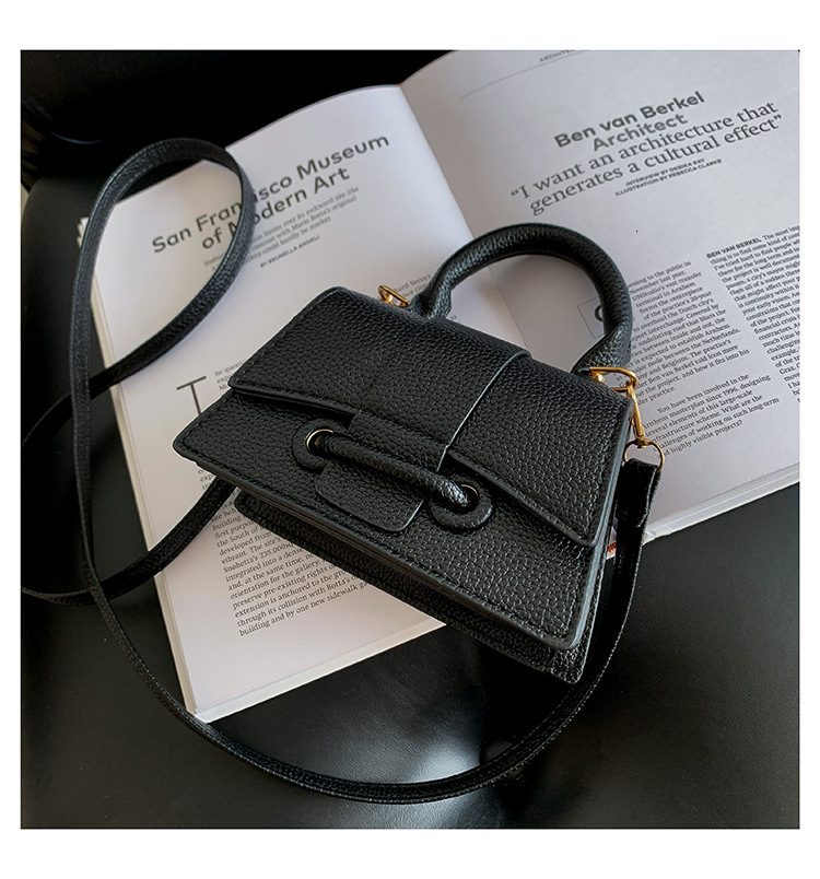 Women's with high-end feel, 2025 new niche handbag, versatile texture, mini diagonal cross bag