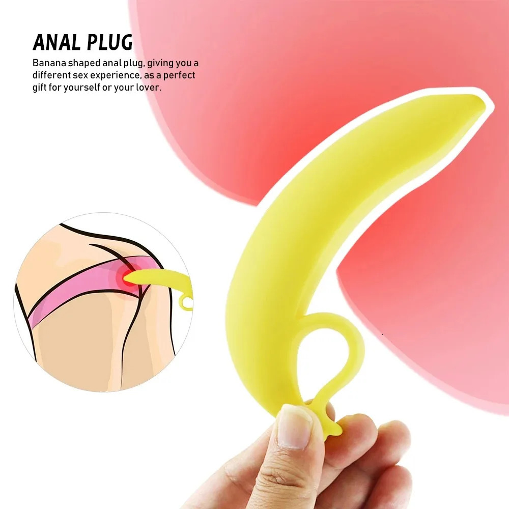 Female Silicone Banana Simulation Dildo Adult Masturbation Massage Tool Sexual Health Toy for Women 250515