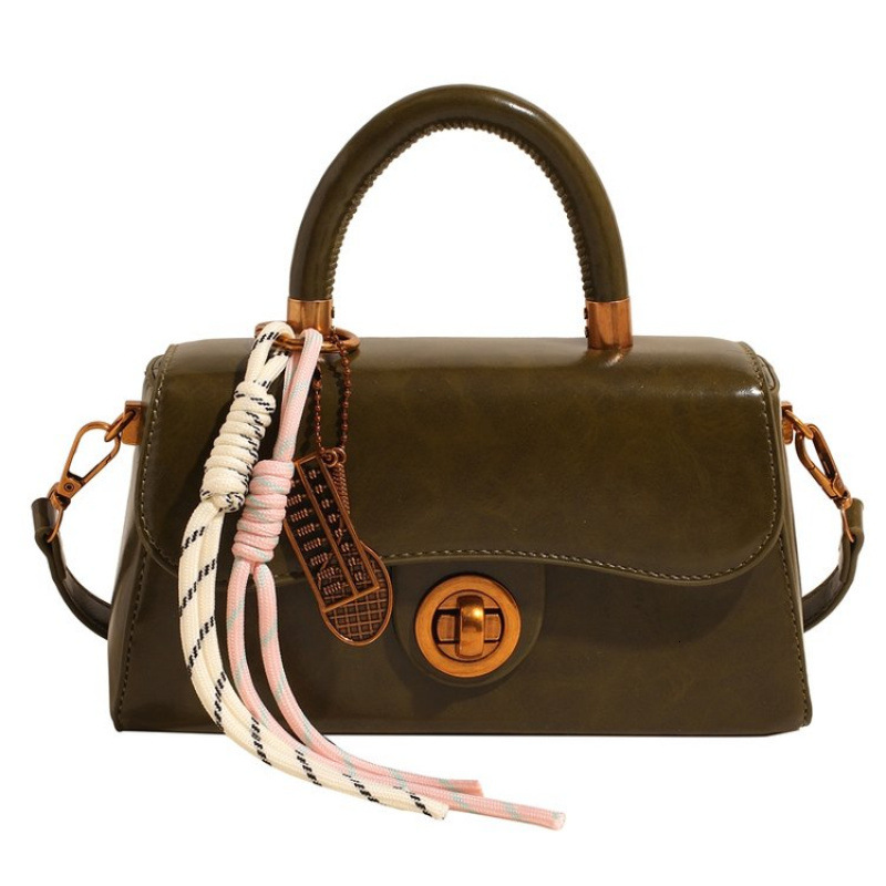 High Quality New Free Delivery Designer Bag Casual And Simple Women's Handheld 2025 Spring Commuting Small Square Multifunctional Single Shoulder