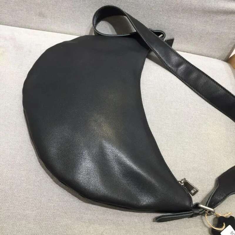 New Women Bag Genuine Leather Crossbody Shoulder Messenger Bags Ladies Handbag Half Moon Satchel Bolsa Feminina
