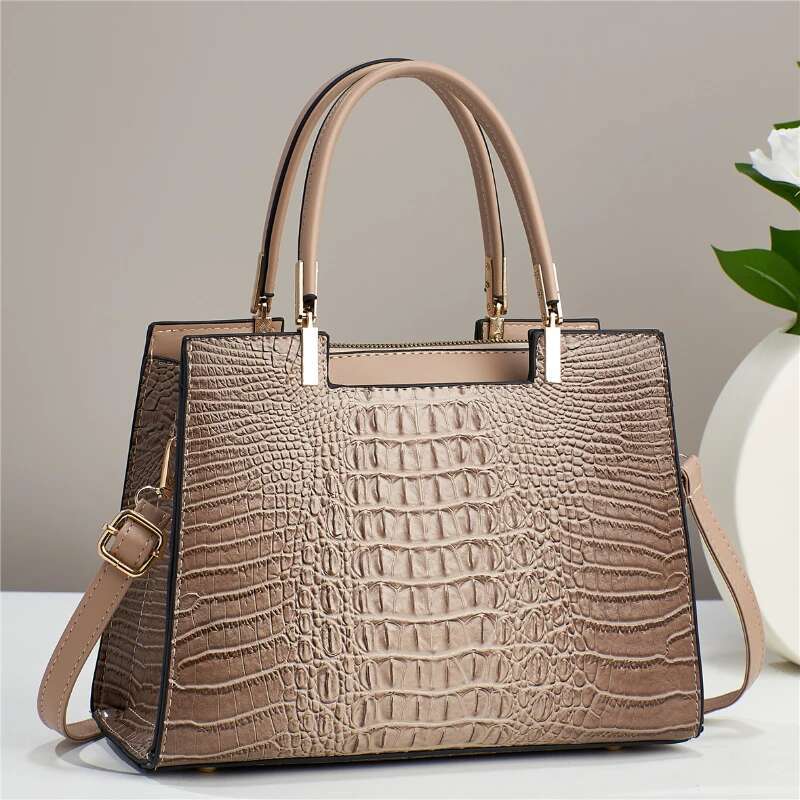 Brand Shoulder Bag High Quality Crocodile Patterned Crossbody Bags For Women Handbag Ladies Casual Tote Sac