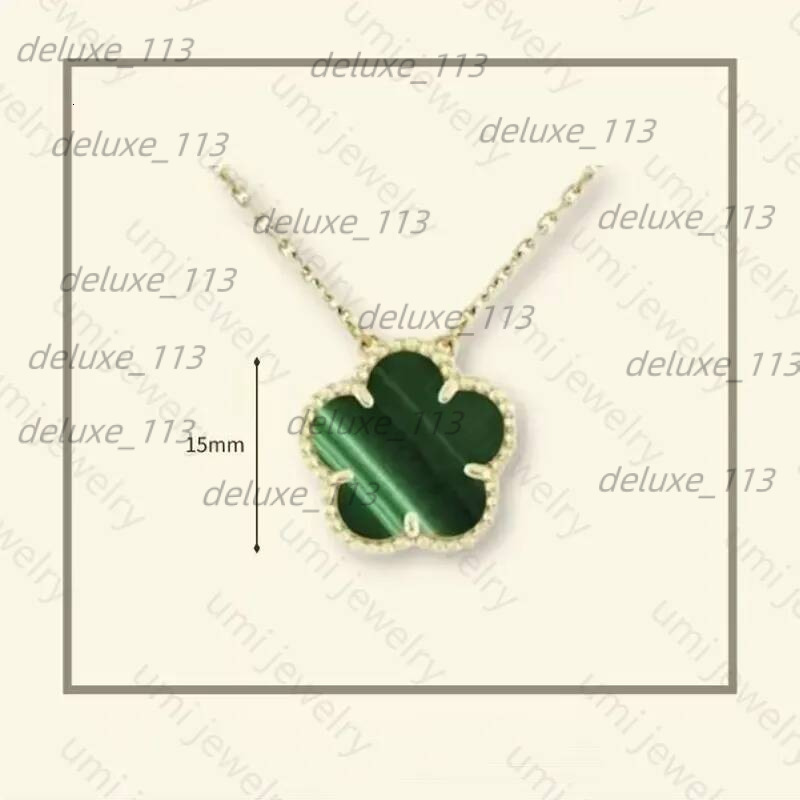 Charm For Women Clover Pink Designer Jewlery Sterling Sier Jewelry Flower Necklace Thanksgiving Day Party Gift