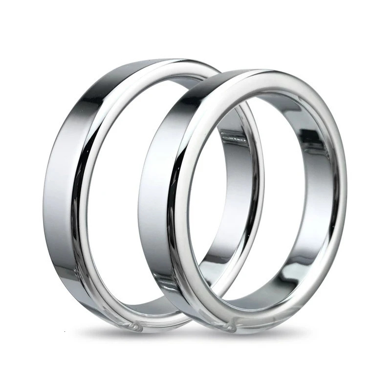 6 sizes Stainless Steel Male Penis Ring Ball Scrotum Stretcher Ejaculation Delay Metal Cock Rings BDSM Sex Toys For Men Cockring 250515
