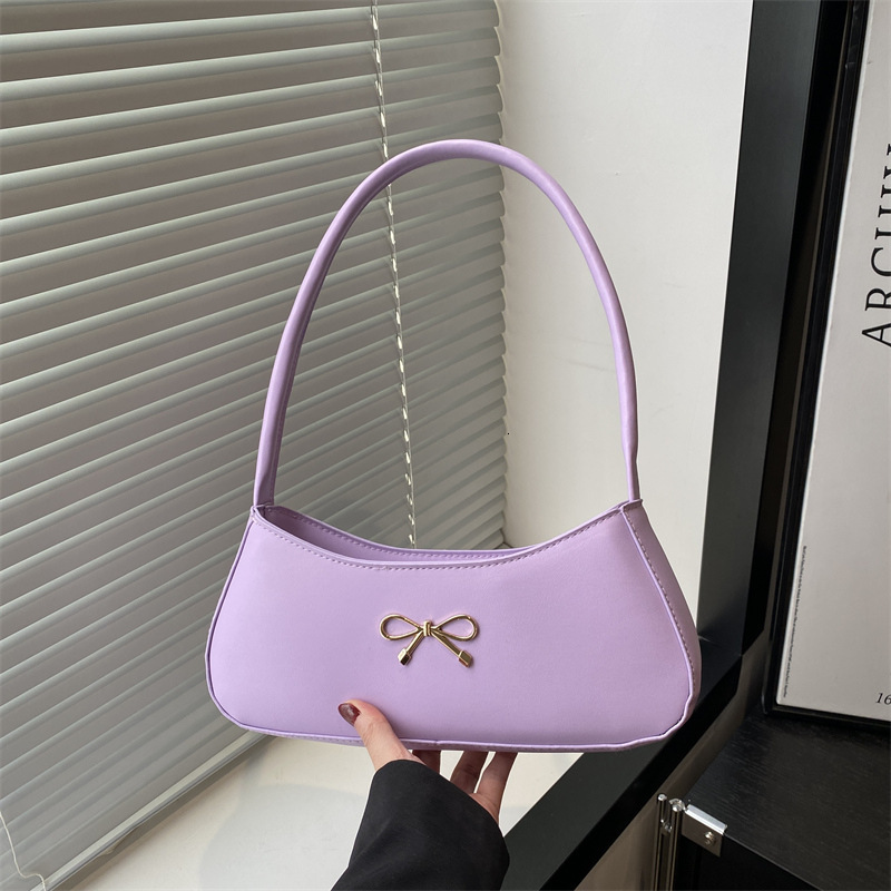 Bow Underarm For Women Summer New Style Simple Luxury Bag And New Free Delivery Designer Bag Stylish Small Square High Quality Single Shoulder Crossbo