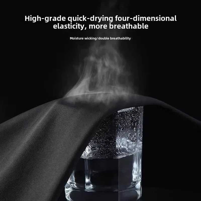 Sports Suits Mens Fitness Clothes Night Running Autumn Tight-fitting Quick-drying Clothes Cycling Training Clothes Equipment W250515