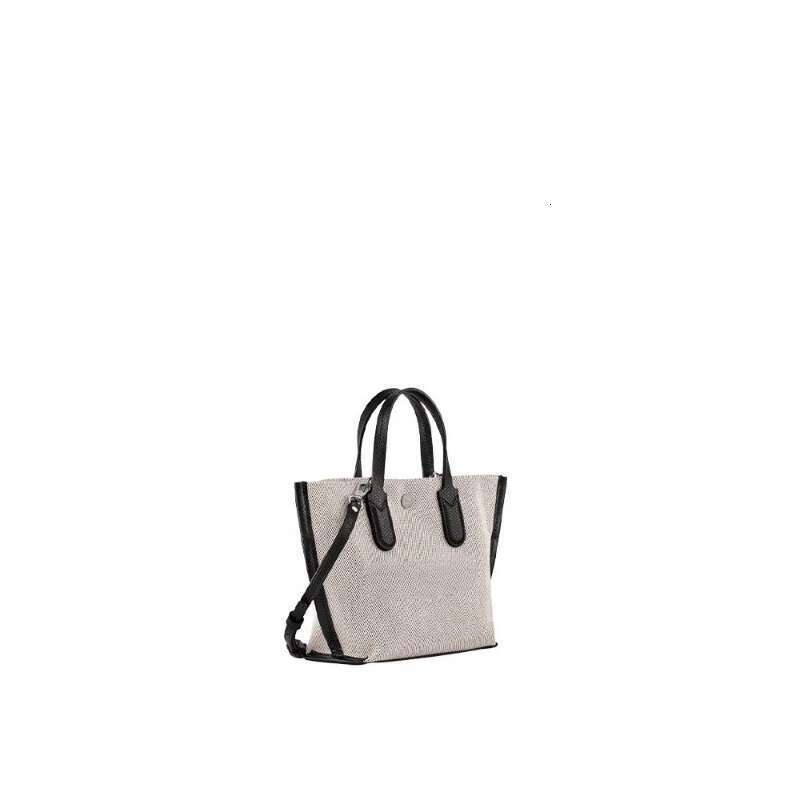 High Quality Long Canvas Tote Portable Water Bucket Crossbody Fashionable And Simple Women's Bag