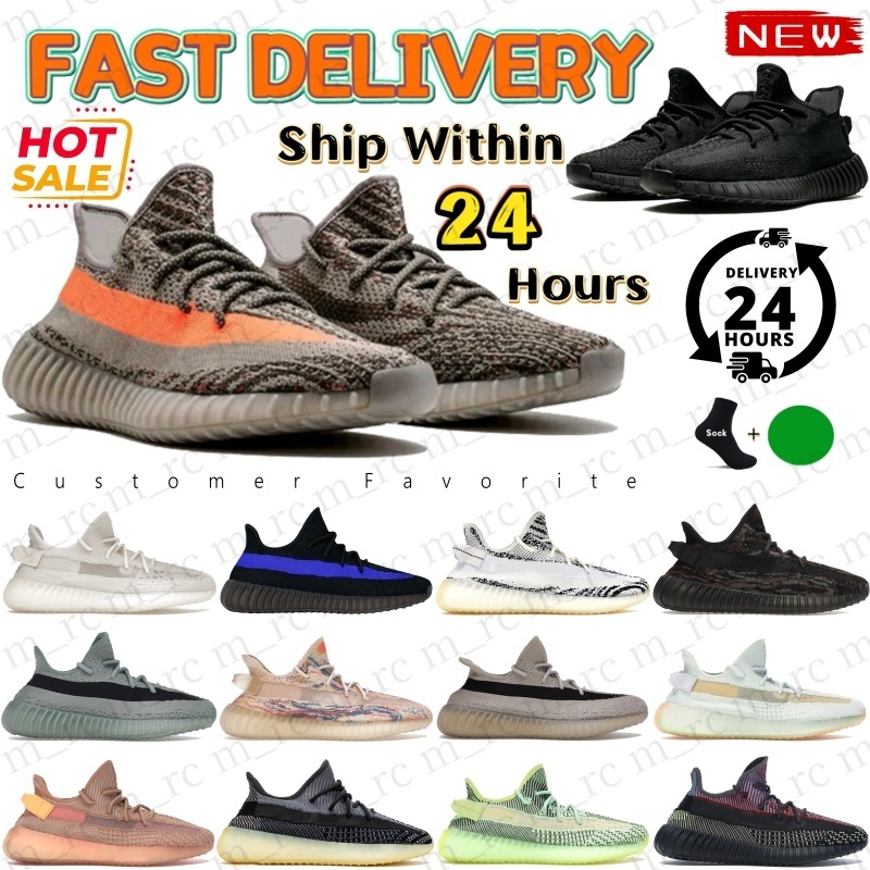 Mens trainers running shoes men designer shoes onyx bone salt Beluga reflective beige black womens breathable sports sneakers women outdoor comfortable trainers