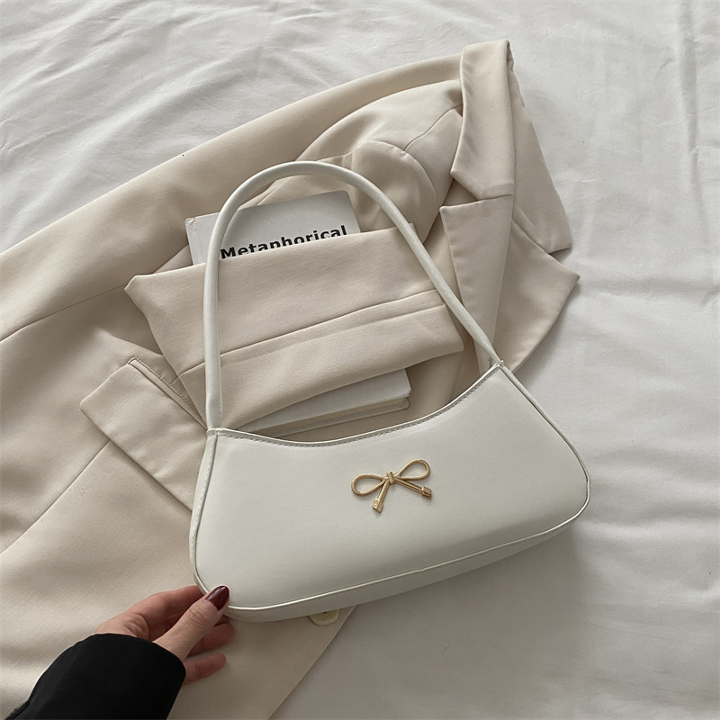 Bow Underarm For Women Summer New Style Simple Luxury Bag And New Free Delivery Designer Bag Stylish Small Square High Quality Single Shoulder Crossbo