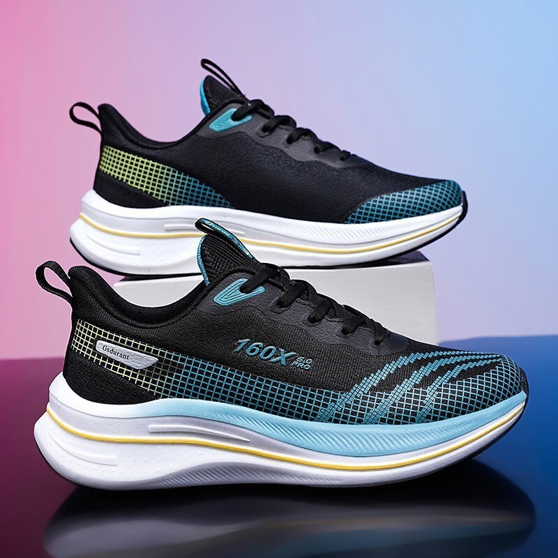 Sports fashionable casual trendy and versatile men's shoes, breathable mesh fabric, summer new student running shoes