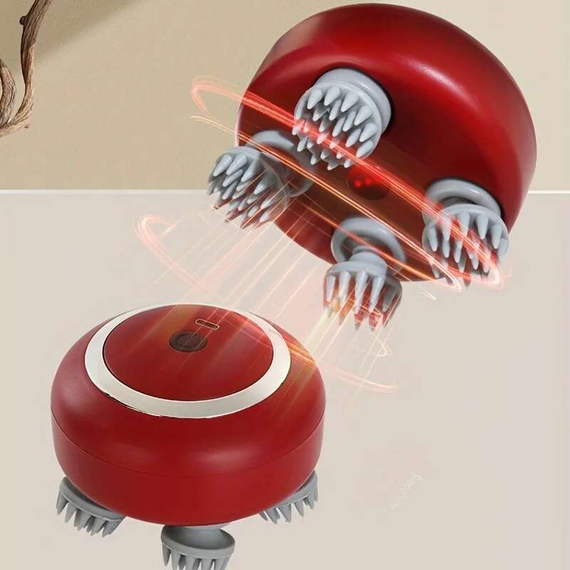 Head Massager, Scalp Massage Instrument, Household Pet Full Body Cat Kneading Meridian Therapy Instrument
