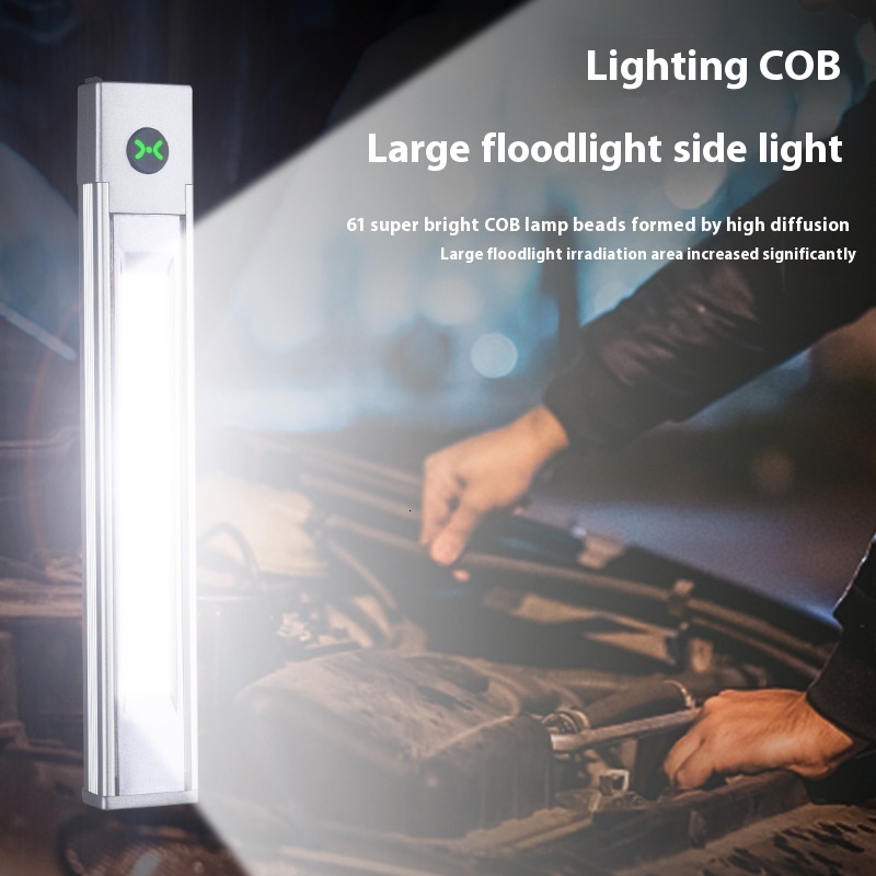 Multi functional laser high brighess floodlight pen TYPE-C charging side light magnetic suction flashlight hot-sale products