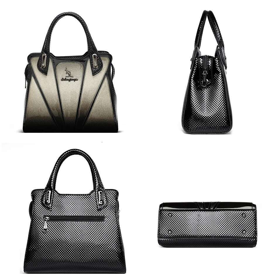 Fashion Large Capacity Leopard Print Women Handbag PU Simple Underarm Shoulder Female Daily Design Totes Shopping Bag