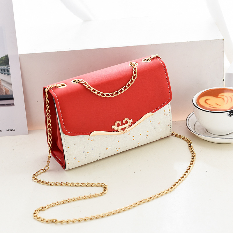 2024 New Chain Crossbody Women's Korean Edition Instagram Fashion Versatile High end Shoulder Bag Sparkling Tide