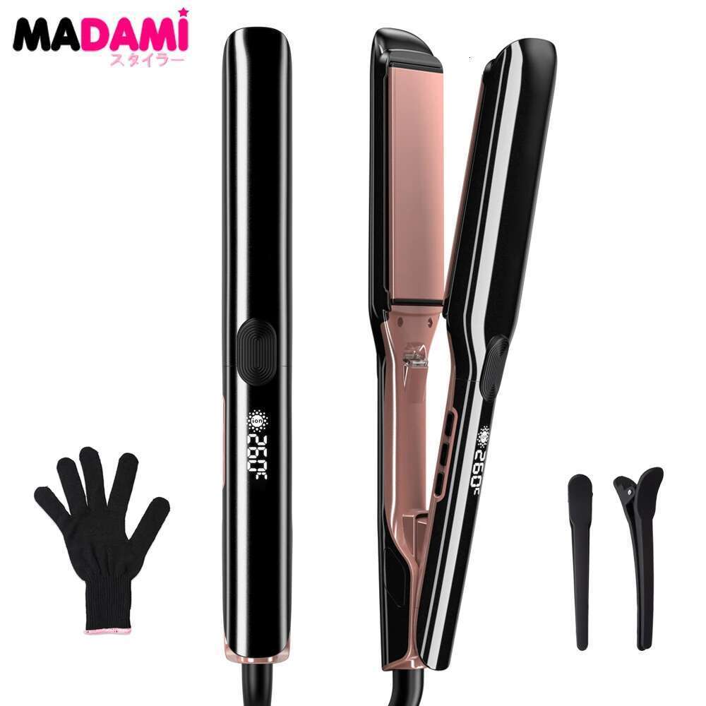 Professional Straightener 500°F Plasma Hair Flat Iron 260°C Ceramic Coating Plate Smooth Frizz Salon Styling Tool 110V-240V