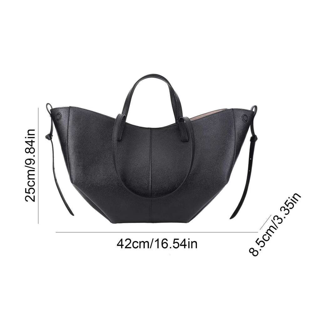 Fashion Design PU Leather Shoulder Large Capacity Tote Women Handbag Purse Female Underarm Bag Travel Totes