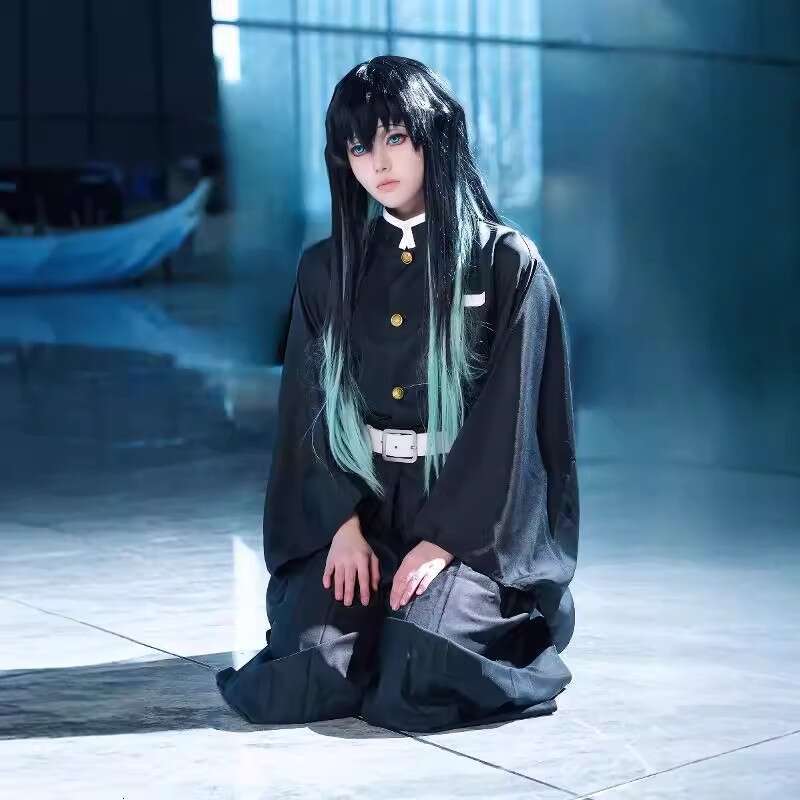 The Edge of Ghost Destruction COS clothes show no Yilang ghost killing team and wind uniform cospaly clothing men anime animation
