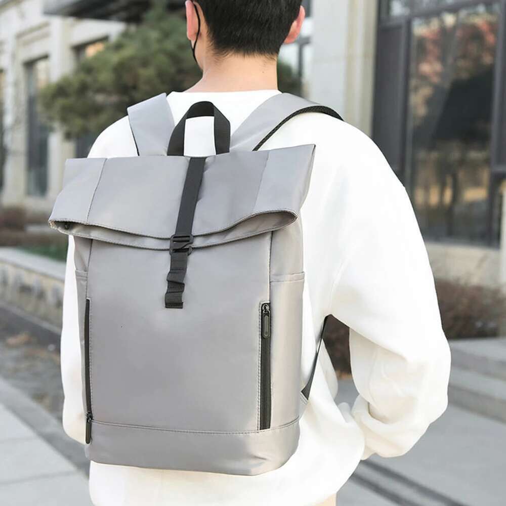 Men Breathable Waterproof Business Laptop Backpack Large Capacity Wear-Resistant Lightweight For Office Travel