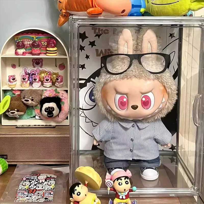 Display Acrylic Box Suitable Dolls V1-3 King-Size Decorations For Large Doll Transparent Dustproof Storage Rack Free shipping