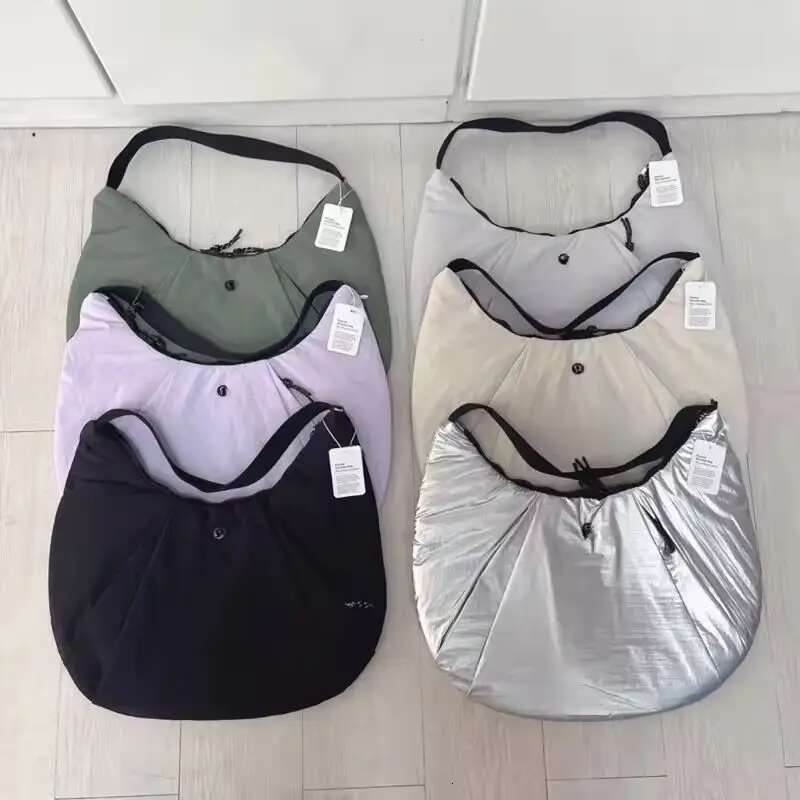 New Outdoor Sports Cross-Body Multifunctional Lightweight Large Capacity Jiaozi Bag Waterproof Nylon Croissant Holiday Gift