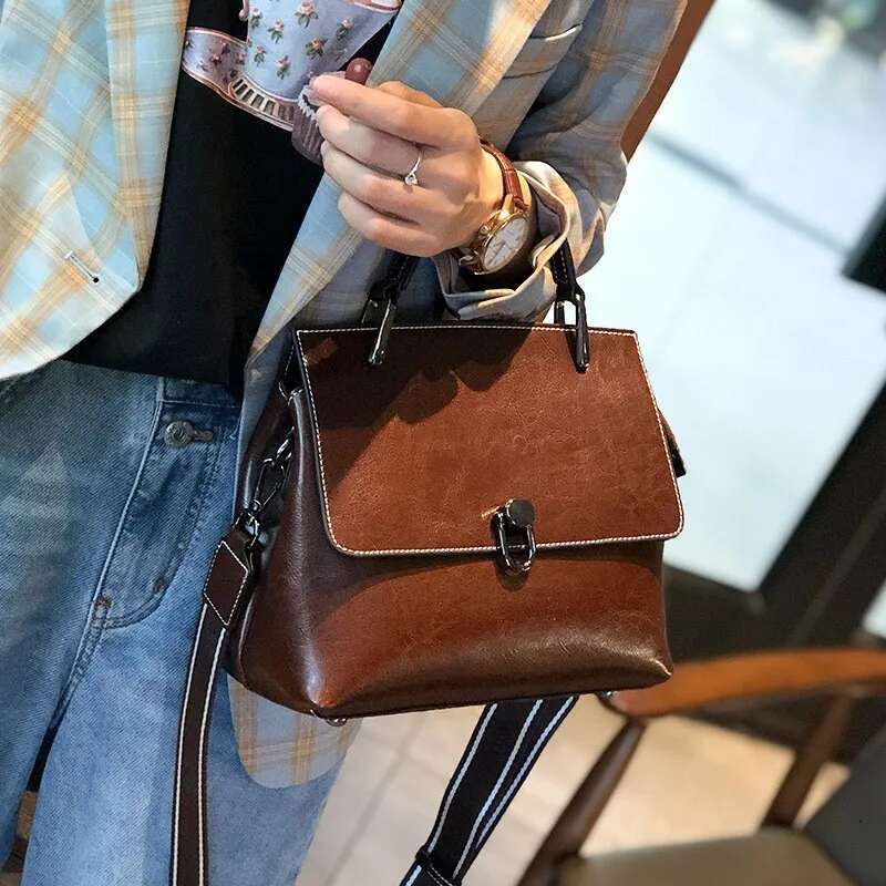 High Quality Designer Bags Cowhide Genuine Leather Handbags For Women 2025 Designer Top Handle Work Ladies Shoulder Crossbody Bags 2 Straps Luxury Bag