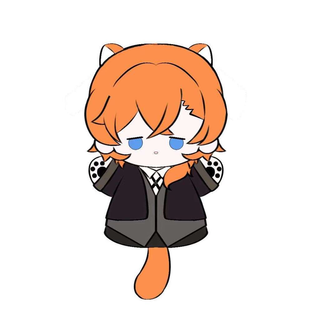 Wenhao doujin doll Zhongyuan Dazai Edo River Akutagawa Nakajima Atsushi Handdoll Cotton Wild Dog Doll