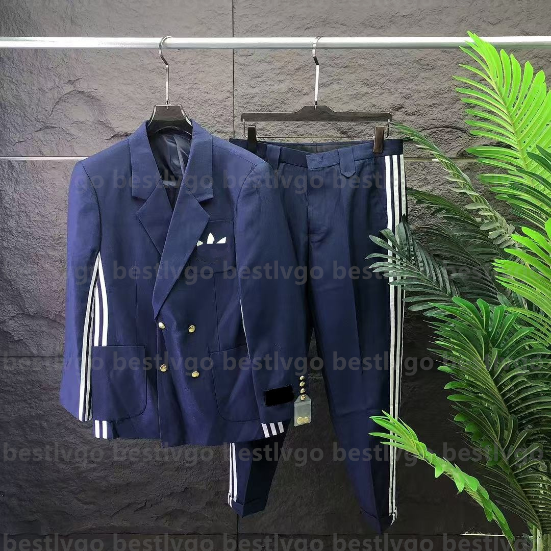 New High-end Gentleman's Suits For Autumn Fashionable Men All Match The Tailored Slim Fit And Handsome Suit For Men Luxury Brand Top Coat Business Suit Coat Men's Suit Set
