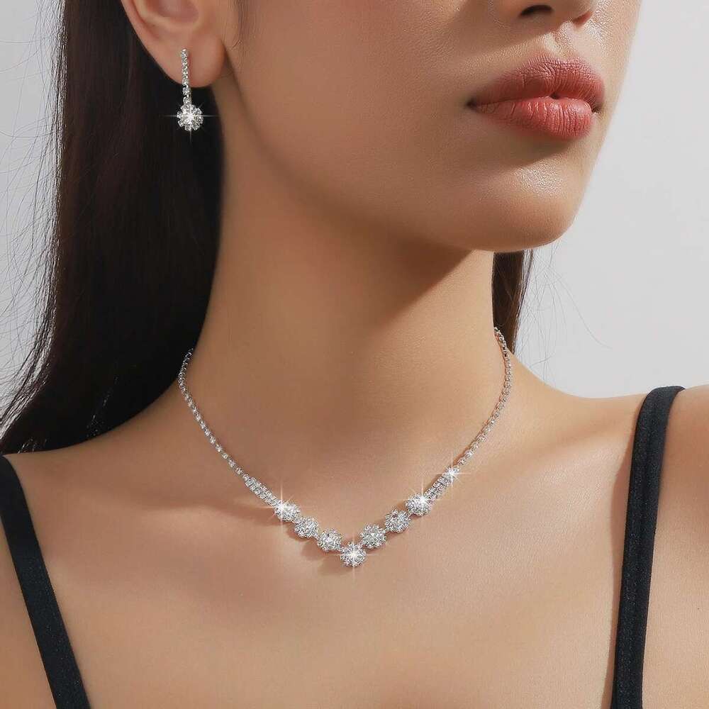 Women's Trendy Copper Claw Chain Cone Necklace Earrings Bracelet Ring Jewelry Set Wedding Banquet Party Holiday Gift