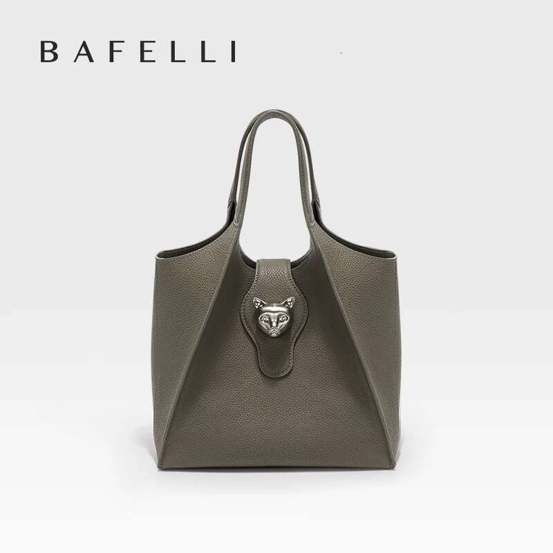 BAFELLI 2025 Women's HANDBAG TOTE TRAVEL BAGS GENUINE LEATHER CASUAL FASHION BRAND UNISEX PURSE BUSINESS STYLISH DESIGNER