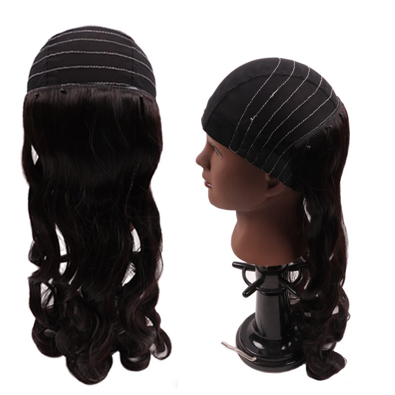 Plussign Spandex Wig Cap With Guideline Map For Beginner Sewing Wig 1 Nylon Wig Making Cap 1 Adjustable Headband 4 Wig Combs 250513