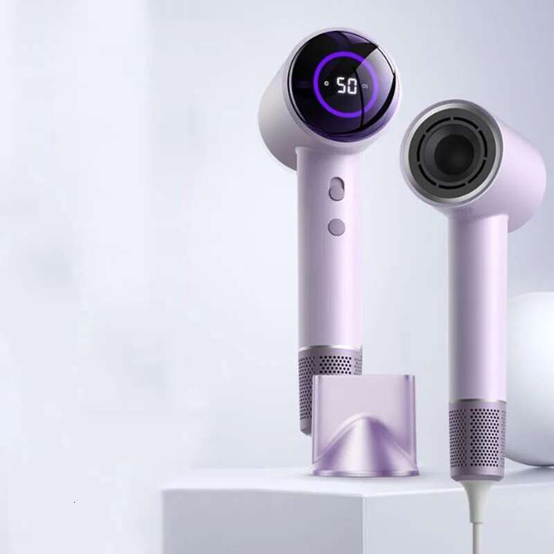 LCD Display 110,000RPM Strong wind High-speed Blow for Fast Dry Negative Ionic Professional Hair Dryer