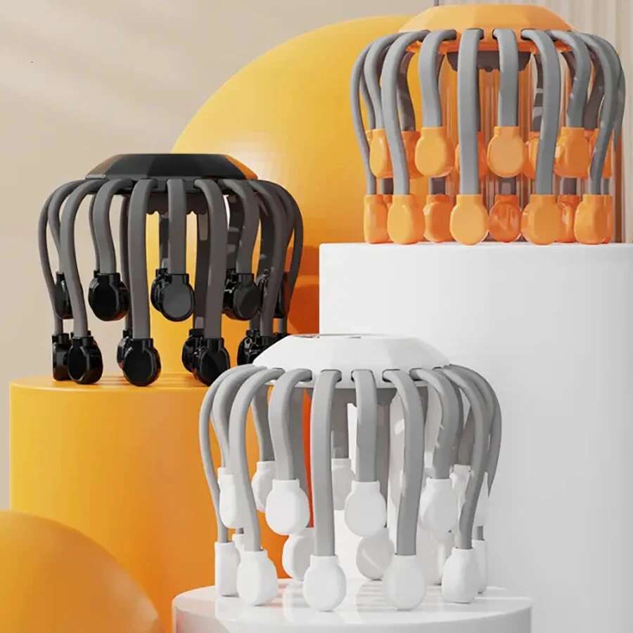 New Upgraded Smart Tms Vibration Relax Scalp Massage hine Relieves Fatigue Head Massager
