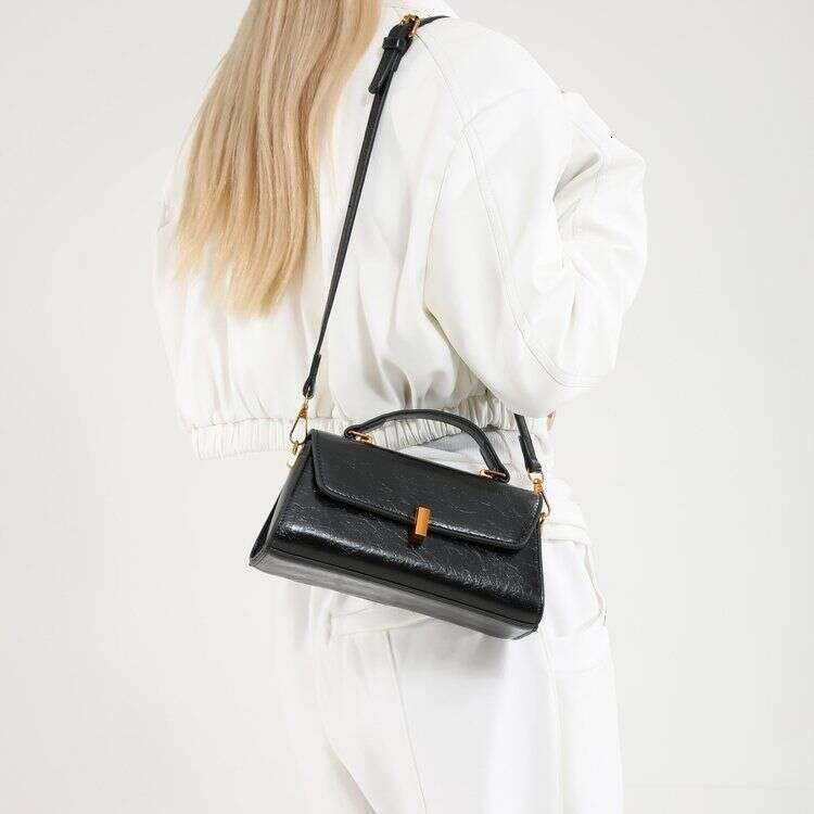 High end feeling light luxury popular hand-held small square bag 2025 new item niche fashion versatile women's crossbody bag trend