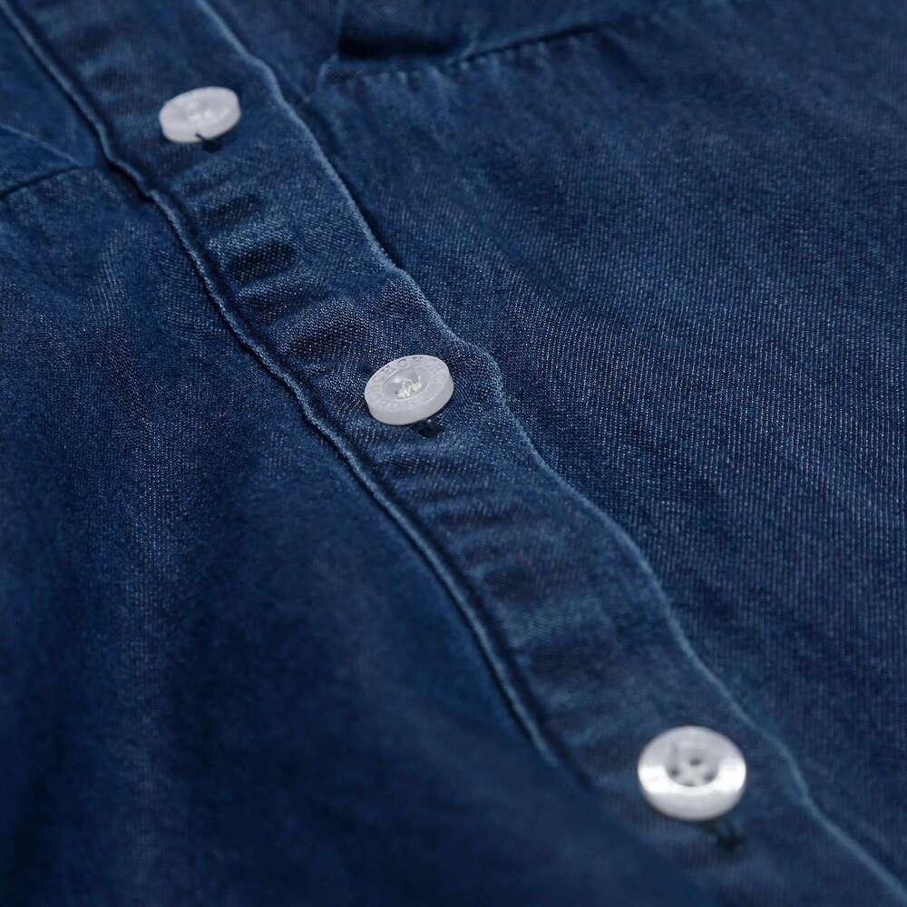 CHCH Women's Shirt 2025 New Denim Long Skirt A-Line Belt Looks Thin