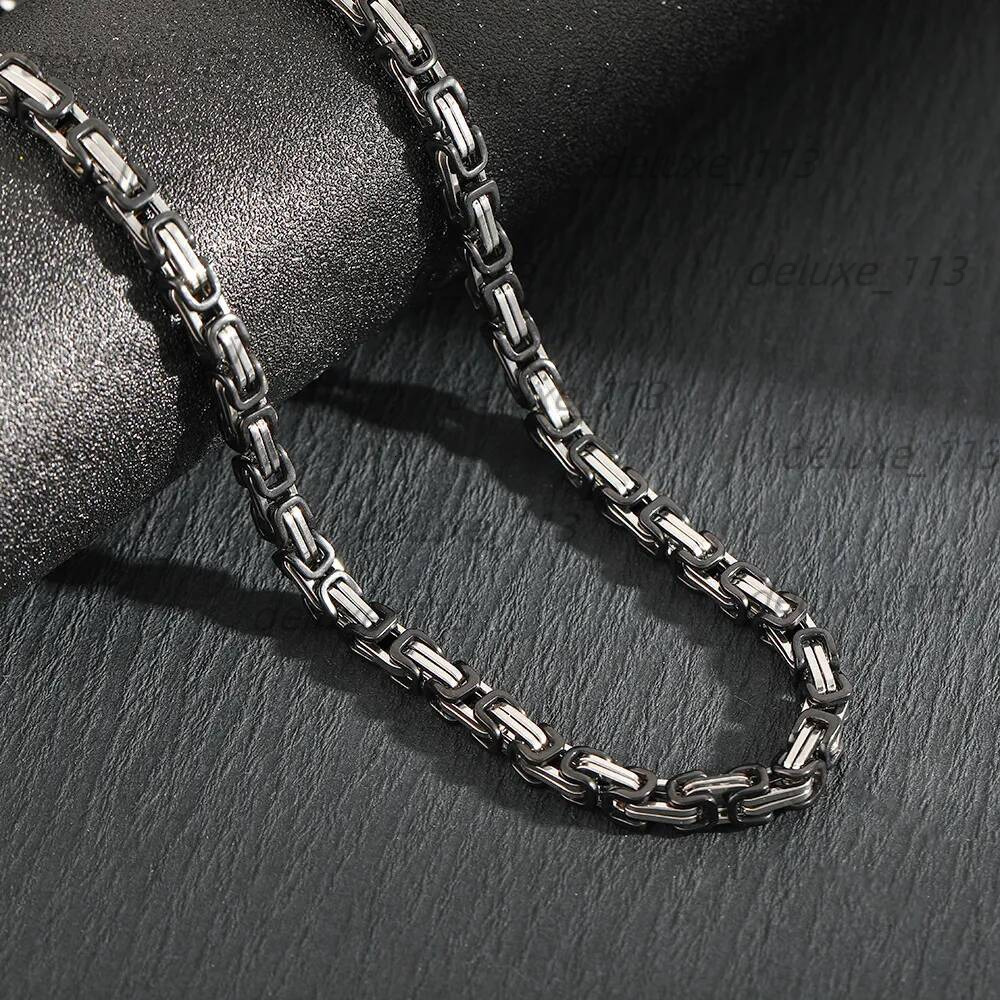 Necklaces Titanium Steel Hip Hop Personality Keel Necklace Gold Men Designer Chain
