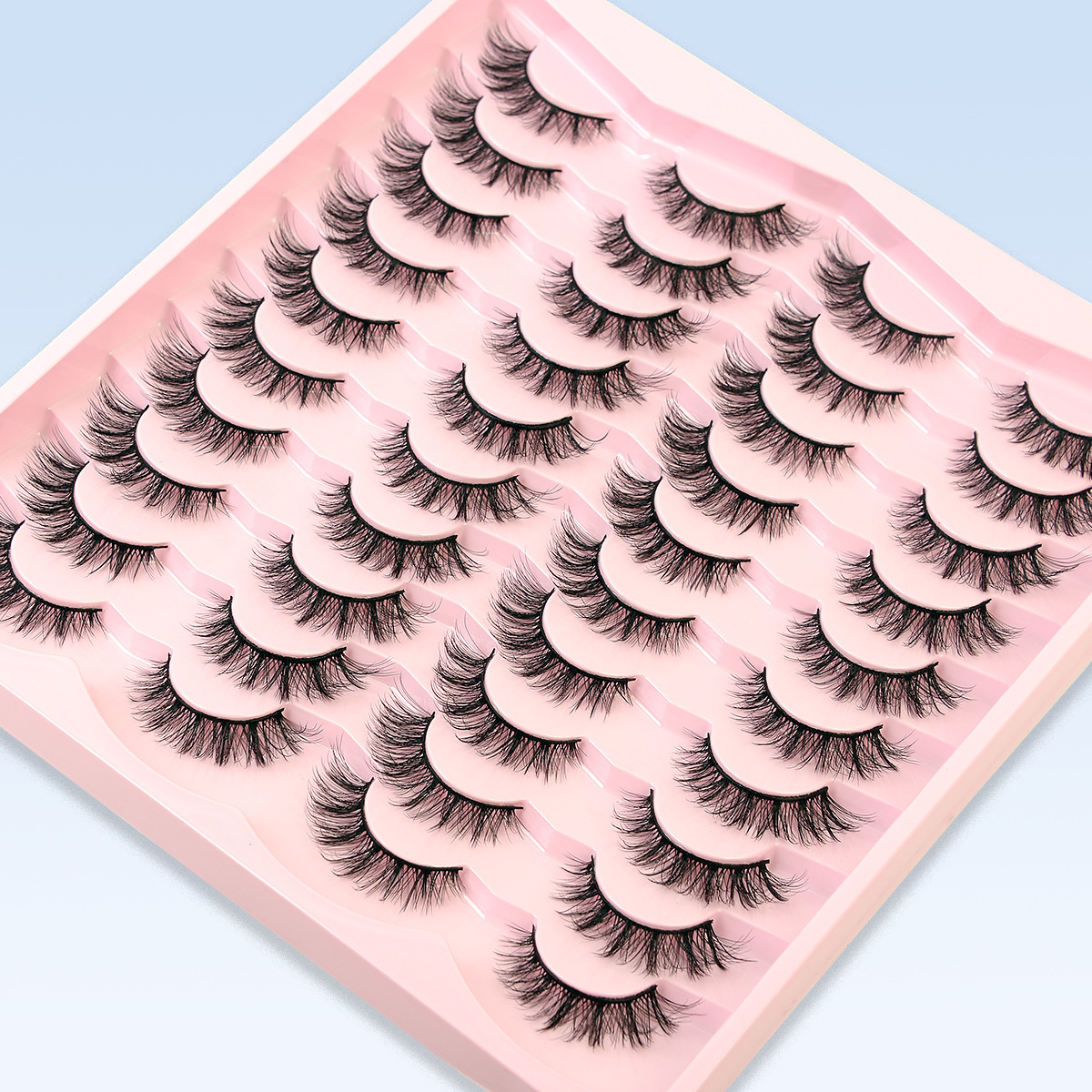 YSDO Half Eye Lashes 31020 Pairs False Eyelashes Natural Faux Mink Lashes Cat Eye Lashes Sets Wing Eyelash Extension Tools 240929