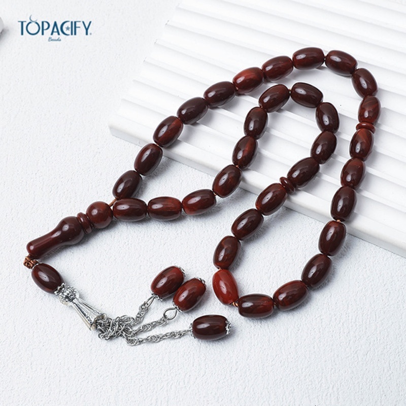 Islamic Saudi Arabia bracelet, 33 alloy pendants, prayer handheld counting beads, Muslim bracelet